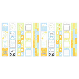 Набор полос с картинками для декора My little panda boy, Фабрика Декору