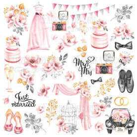 Лист с картинками для вырезания Say Yes, Фабрика Декору