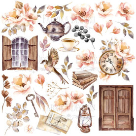 Лист с картинками для вырезания Sentimental story, Фабрика Декору