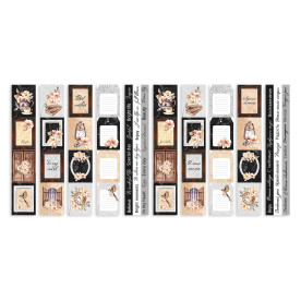 Набір смуг Sentimental story, 5 од., картки рос + англ мова, полоски укр + польск. мова, Фабрика Декору