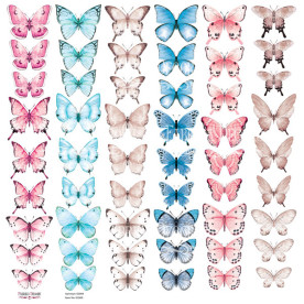 Лист з картинками для вирізання Метелики-2, Фабрика Декору