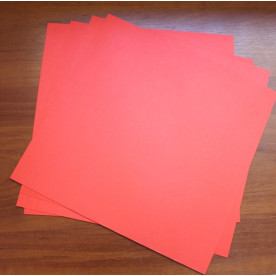 Картон гладкий Burano rosso scarlet 30х30 см 250 г/м2.