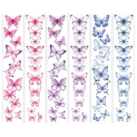 Набор полос с картинками для декорирования Бабочки 2, Фабрика Декору
