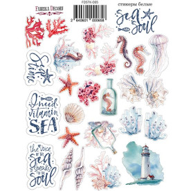 Набор наклеек (стикеров) #065, Sea soul, Фабрика Декору