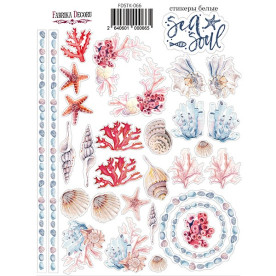 Набор наклеек (стикеров) #066, Sea soul 1, Фабрика Декора