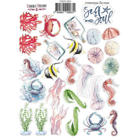 Набір наклейок (стікерів) # 067, Sea soul 2, Фабрика Декору