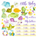 Набор скрапбумаги Dino baby 30,5x30,5см, Фабрика Декору