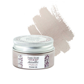 Фарба металік Платина, 30 мл, Фабрика Декору