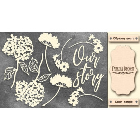 Набір чіпбордов Night garden, молочний, Фабрика Декору
