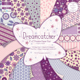 Набір паперу Dreamcatcher 15х15 см 16 аркушів від First Edition