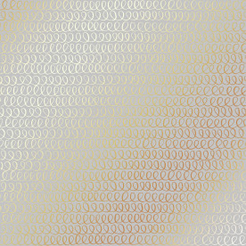 Лист одн. бумаги с фольг. Golden Loops Gray Фабрика Декора