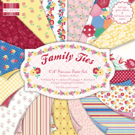 Набір паперу Family Ties 20х20 см 16 аркушів від First Edition