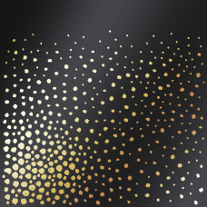 Лист одн. бумаги с фольг. Golden Maxi Drops Black
