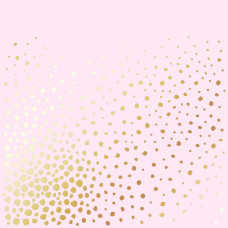 Лист одн. бумаги с фольг. Golden Maxi Drops Light pink