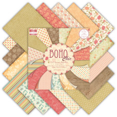 Набір паперу Boho Chic 20х20 см 16 аркушів від First Edition