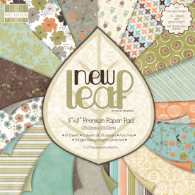 Набор бумаги New Leaf 20х20 см 16 листов от First Edition