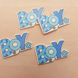 Дерев'яне прикраса Boy, 35 мм