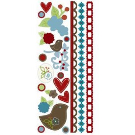 Набор высечек из фетра на клеевой основе Stitched Felt - Together от Chatterbox