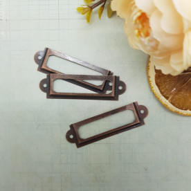 Рамочка метал, мідь, 60х17 мм