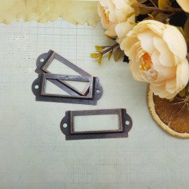 Рамочка метал, мідь, 60х24 мм