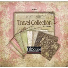 Набор бумаги для скрапбукинга Timeless travel 20x20см 8 листов от Fabscraps