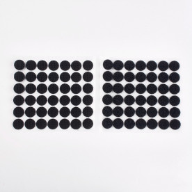 Нейлоновые круги-липучки велкро, 15 мм, черный, 10 пар