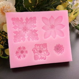 Силіконовий молд Об'ємний декор, 76х90 мм