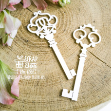 Чіпборд два ключа, 28х70мм, Scrapboxx