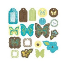 Набір тегів з чіпборда Fabulous Chipboard Tags від Chatterbox