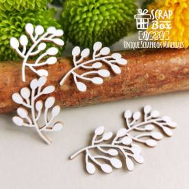 Чіпборд, Маленькі гілочки, 5шт, 22х31мм, Scrapbox