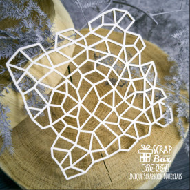 Чипборд фоновой Hb-064 100х100 мм, Scrapbox