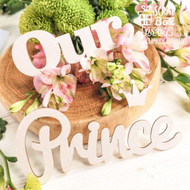 Большая надпись Our Prince Os-077, Scrapbox