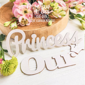 Велика напис Our Princess Os-076, Scrapbox