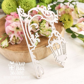 Вуличний ліхтар великий, 75x130мм, Scrapbox