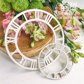 Циферблат большой, 2шт, 140х140мм, Scrapbox