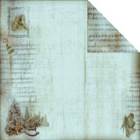 Двосторонній скраппапір Victorian angels 30х30 від Fabscraps