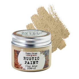 Краска рустик, цвет Серый беж, 50 мл, Фабрика Декору