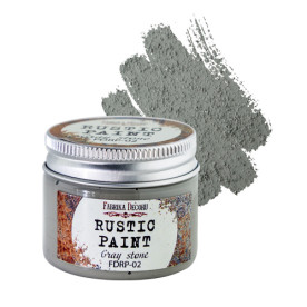Краска рустик, цвет Серый камень, 50 мл, Фабрика Декору