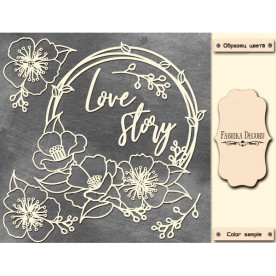 Мегачипборд Love Story #002, 30х30, Фабрика Декору
