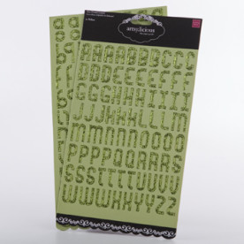 Набор стикеров - алфавита Fine Pressed Letters-Willow, Chatterbox