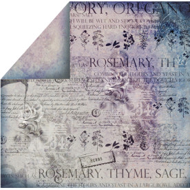 Двосторонній скраппапір Herbs 30х30 від Fabscraps