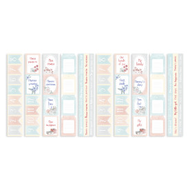 Набор полос с картинками для декорирования Shabby baby girl redesign, Фабрика Декору