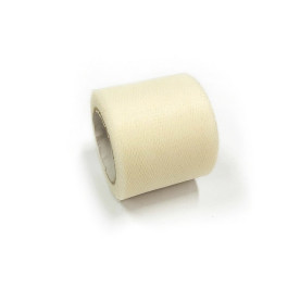 Сетка-фатин декоративная,  ширина 5 см, длина 90 см, кремовый
