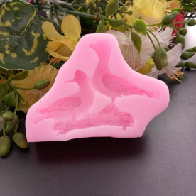 Силиконовый молд Чайки, 80х58 мм