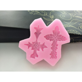 Силіконовий молд Хрести, 57х67 мм