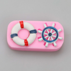 Силіконовий молд Морський, 88х47 мм