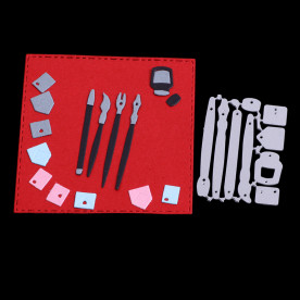 Набор ножей для вырезания Школа канцтовары, 5.1х3.7 см