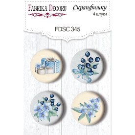 Скрапфишки набор 4шт Shabby baby boy redesign #345, Фабрика Декору
