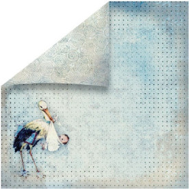 Двусторонняя скрапбумага Stork 30х30 от Fabscraps