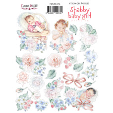 Набір наклейок (стікерів) # 074, Shabby baby girl redesign, Фабрика Декору